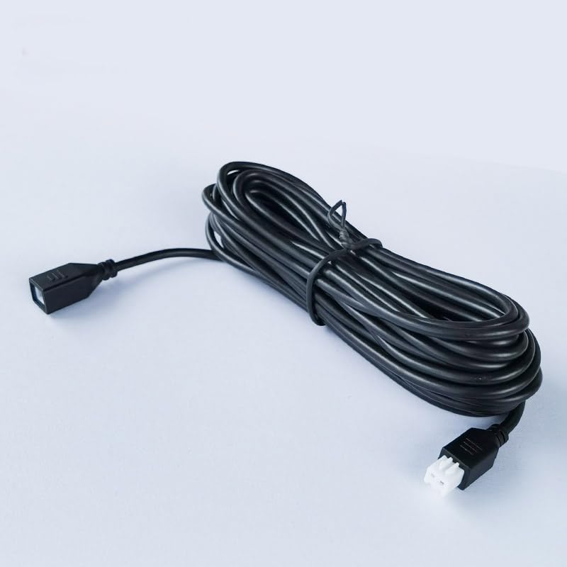 2 Pcs Parking Sensors Extension Cord Parktronic Backup Radar 2 Pin Cable Line Kit for Car Auto Vehicle