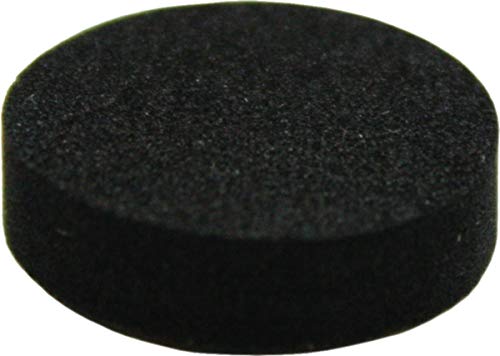 100 Black Adhesive Backed Foam Dots CD / DVD Hubs (Rosettes) - #CDNRFODOBK - For Gluing Digital Media onto Most Surfaces! (Also Called Hubcaps or Caps)