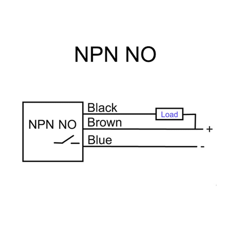 SN04-N Inductive Proximity Sensor Normally Open Detection Approach Switch NPN NO with SN Bracket (10 Pack)