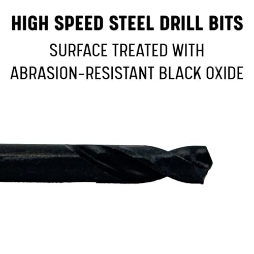 Drill America 1/4" High Speed Steel Sheeters Double End Drill Bit (Pack of 12), D/ADE Series 1/4 in