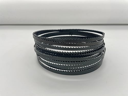 AYAO 62 inch Bandsaw Blades, 5pk, Ground Tooth (62" X 1/8" X 12TPI, 5pk) 62" X 1/8" X 12TPI, 5pk
