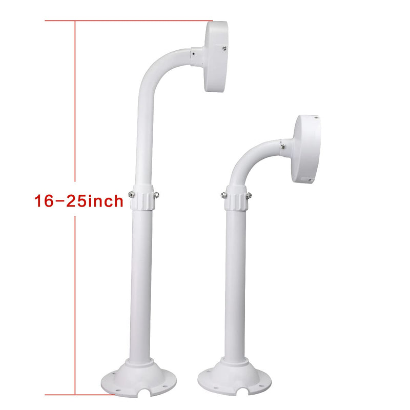 Security Camera Mount Bracket, Dome Camera Mount Universal Camera Wall Mounting Bracket/IP Camera for CCTV Security Camera, L Type (16-25 inch)