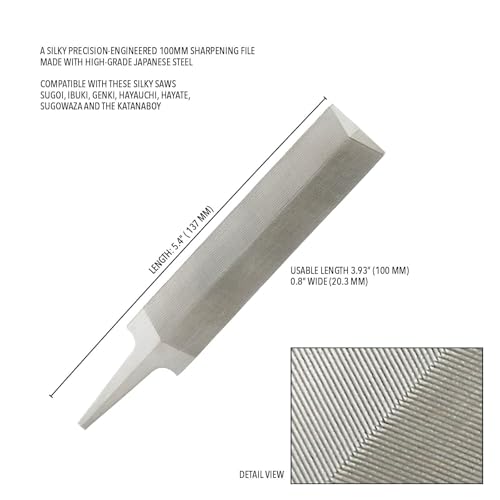 Silky 4" (100mm) Sharpening File (950-66)