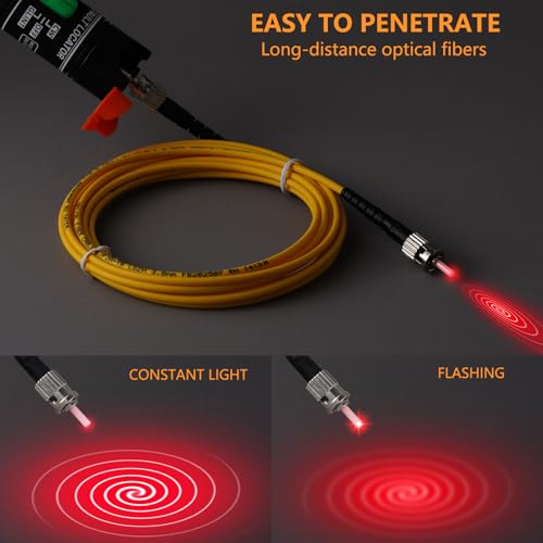 VFL Fiber Optic HT-30, Visual Fault Locator Red Light Tester CATV