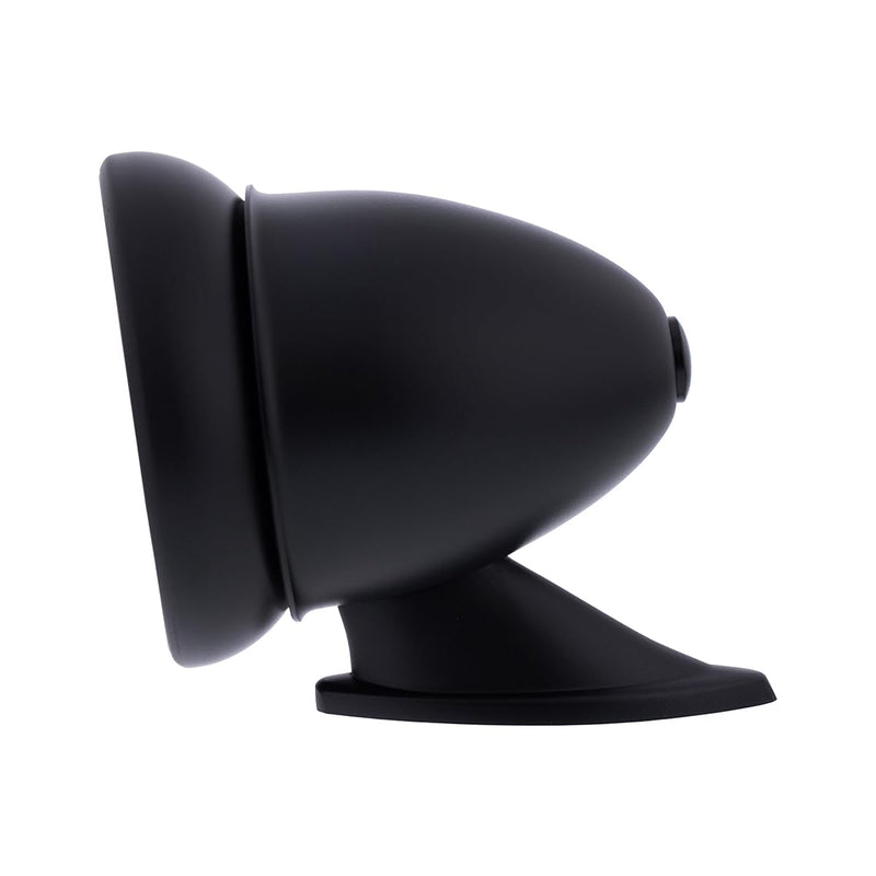 United Pacific S1403 GT Racing Style Mirror, Die-Cast Arm & Mirror Head, Universal Application, Fits L/H or R/H Side – Black – ONE MIRROR Black & White