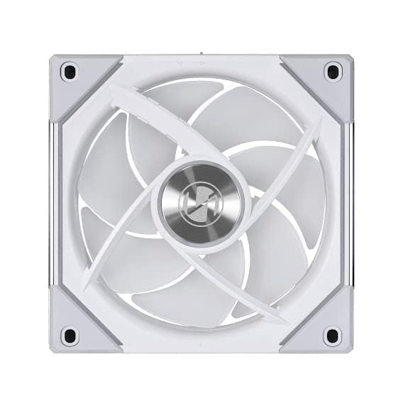 Lian Li UNI Fan SL-Infinity 120-Single Pack-ARGB Fan-Infinity Mirror-Daisy-Chain Design-Customizable Lighting Effects-One Cable Connection-Without Controller-White-(UF-SLIN120-1W) 120mm SLIN120 Single Pack White