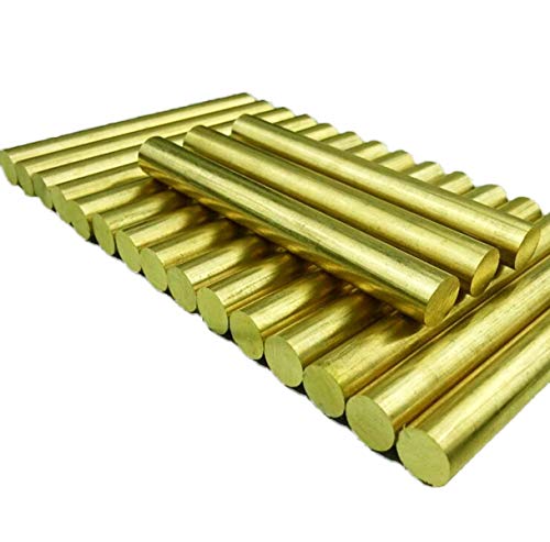 Yodaoke 16mm(0.63") Dia. 250mm(9.84") Long H62 Brass Bar Cylinder Round Rod