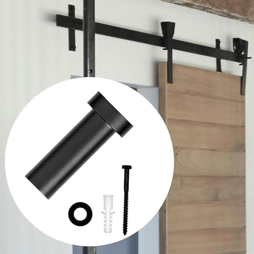 5 Pack Barn Door Wall Spacer with lag Bolts, Wall Anchor for Flat Track for Sliding Barn Door Hardware Track Spacers (50mm/1.97inch) 50mm/1.97inch