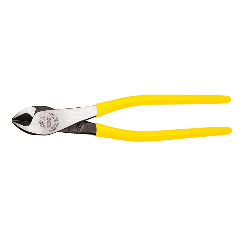 Klein Tools D2000-49 Pliers, Diagonal Cutting Pliers with Heavy-Duty Cutting Knives, Short Jaws and Dual Material Grips, 9-Inch, Yellow