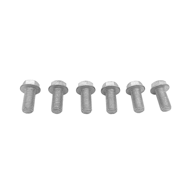 6pc Transmission Flywheel Flexplate Bolts For GM LS Engines LS1 LS2 LS3 4.8 5.3 6.0, High Strength, Zinc coated