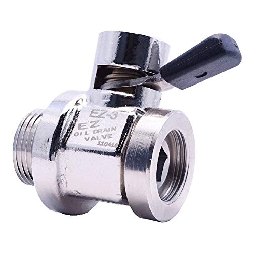 EZ (EZ-3) Silver 20mm-1.5 Thread Size Oil Drain Valve