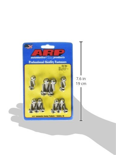ARP 434-1804 Stainless Steel Oil Pan Bolt Kit for Small Block Chevy