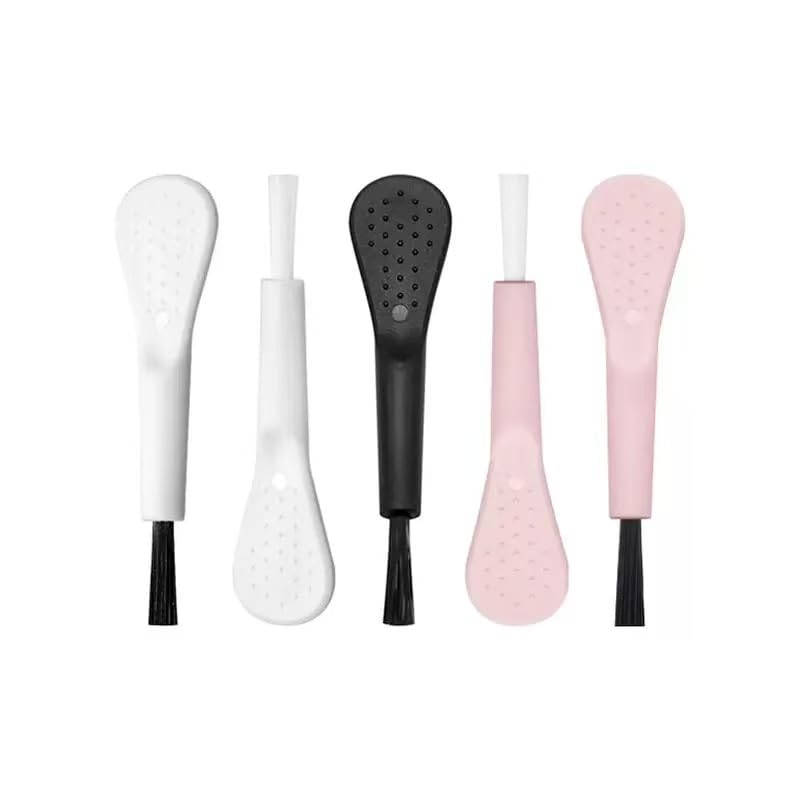 3 pcs Mini Plastic Gap Cleaning Brush Portable Multifunctional Small Detail Brush for Headphone Keyboard Car Crevice Home Dust Removal