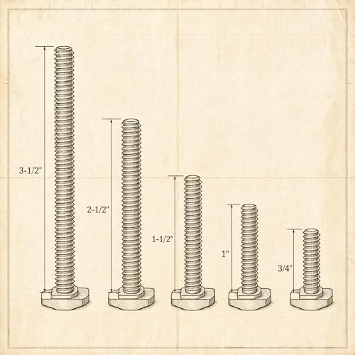O'SKOOL T Track Bolts Drop-in Hardware Kit 60PCS, 1/4"-20 Thread T-Slot Bolts with Knobs and Washers, T Track Accessories for Woodworking Jigs and Fixtures, HWR007 Drop-In Hardware Kit, Set of 60
