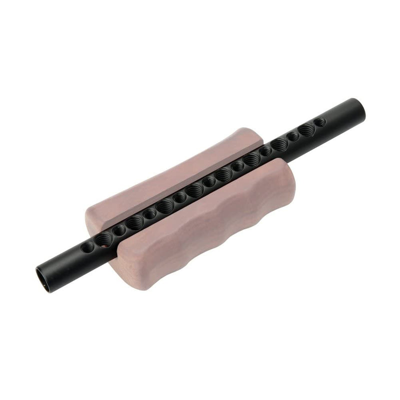 NICEYRIG 7.7 Inch 15mm Cheese Rod with 1/4 3/8 Locating Holes for DSLR Camera Cage Rig System - 074 7.7'' 15mm cheese rod