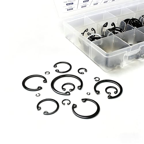 Internal Snap Ring Kit SAE, 565Pcs, 18 Sizes (1/8"-1-1/4")