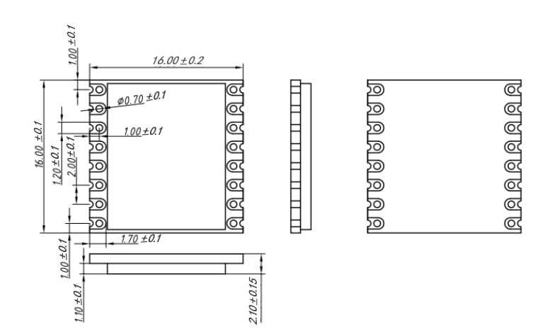 LoRa sx1276 Networking Transceivers, Compatible with RFM95W LoRa RF Chip Module LoRa1276-C1 915 Mhz x 2 PCS