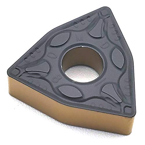 WNMG432 / WNMG080408-PM of CNC Carbide Inserts for Steel Turning Cutting Tools, The Chip Breaker PM fit for Semi-Finishing Metal Cutting, 10 PCS.