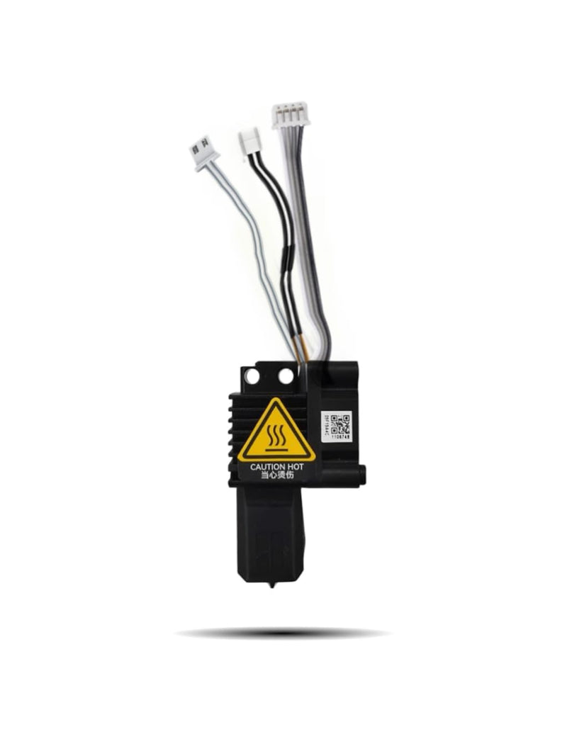 Bambuu Lab X1 Hotend Complete Kit – Full Assembly Hardened Steel Nozzle with Ceramic Heater, 0.4mm Nozzle, Cooling Fan & Heating Block | Bambu X1 Carbon Hotend Replacement for 3D Printing