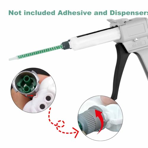 Epoxy Mixing Nozzle Tip Resin Mixer Adhesive Gun Applicatior Tube for 50ml