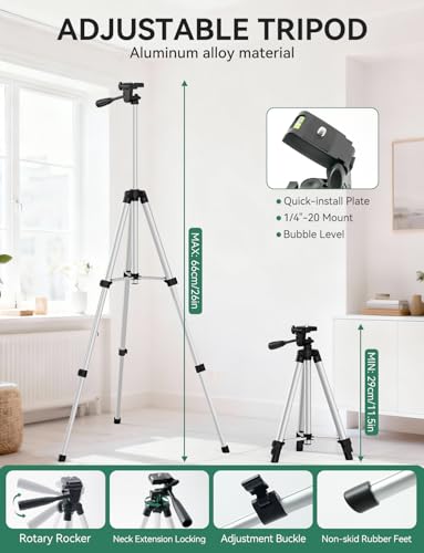 Nikotek Laser Level, Self-leveling Green Line Laser With Horizontal and Vertical Lines for Construction and Picture Hanging, Battery Included (NK01GT) NK02GT
