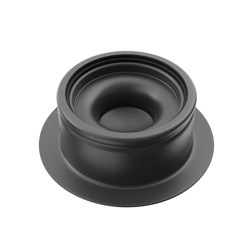Sink Flange for Garbage Disposal Stopper Universal Stainless Steel Flange Plug Fit 3-1/2 Inch Standard Sink Drain Openings Garbage Disposal Flange Stopper Kit Replacement Accessories (Matte Black)