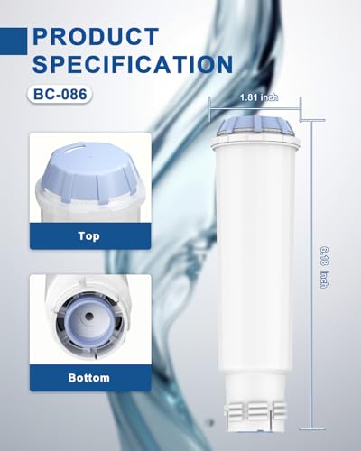 Coffee Water Filter Replacement fits F088 6 Pack Coffee Filter Compatible with F088