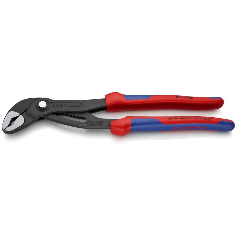 KNIPEX - 87 02 300 Tools - Cobra Water Pump Pliers, Multi-Component (8702300) 12-Inch Comfort Grip