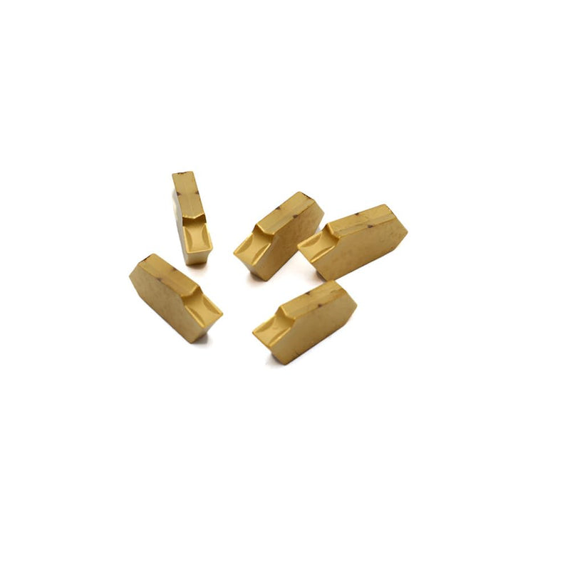 OSCARBIDE Carbide Grooving Inserts GTN-3(QC1403) Multilayer Coated CNC Lathe Inserts Cutters for Lathe Grooving Cut-Off Tool,5 Pieces/Pack