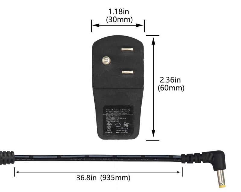 EP73954 A/C Power Supply Adapter for Delta Touch Kitchen Sink Faucets with Touch2O Technology EP102157