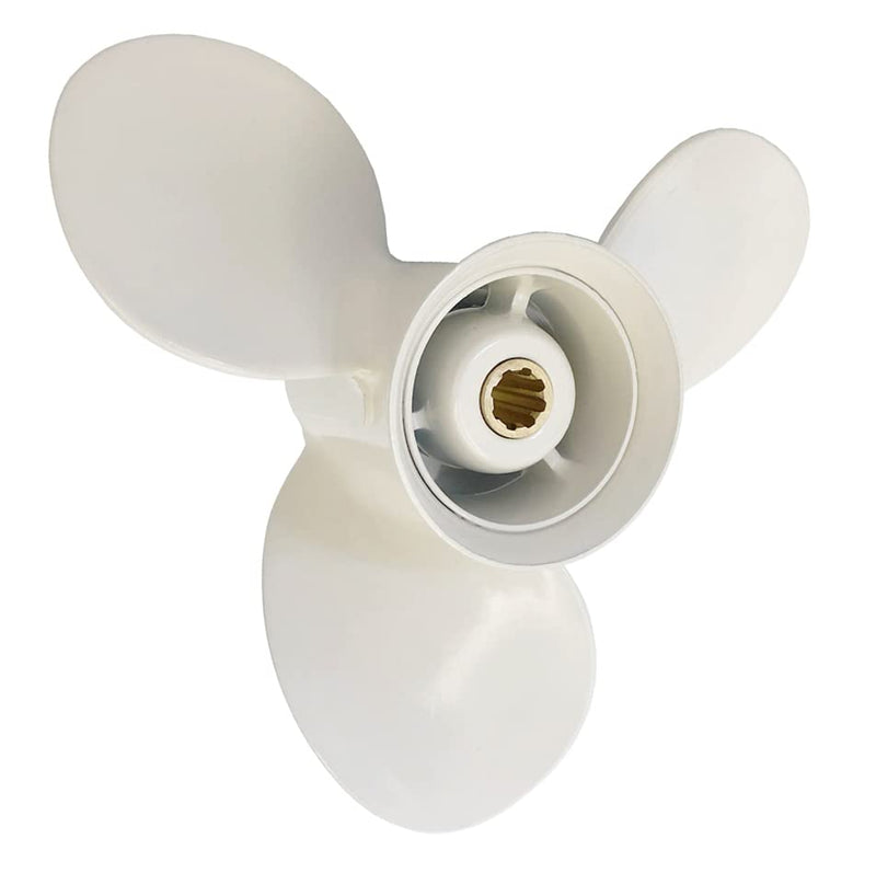 Yamaha Propeller for Outboard Motor 9.9HP 15HP 20HP/ Boat Outboard Propeller 9 1/4x9-J for Yamaha Engine 8 Tooth 63V-45945-00-EL 9.25x9