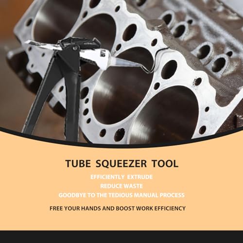 CNQLIS 2.5" RTV Tube Squeezer, Industrial Silicone Extrusion Tool Black