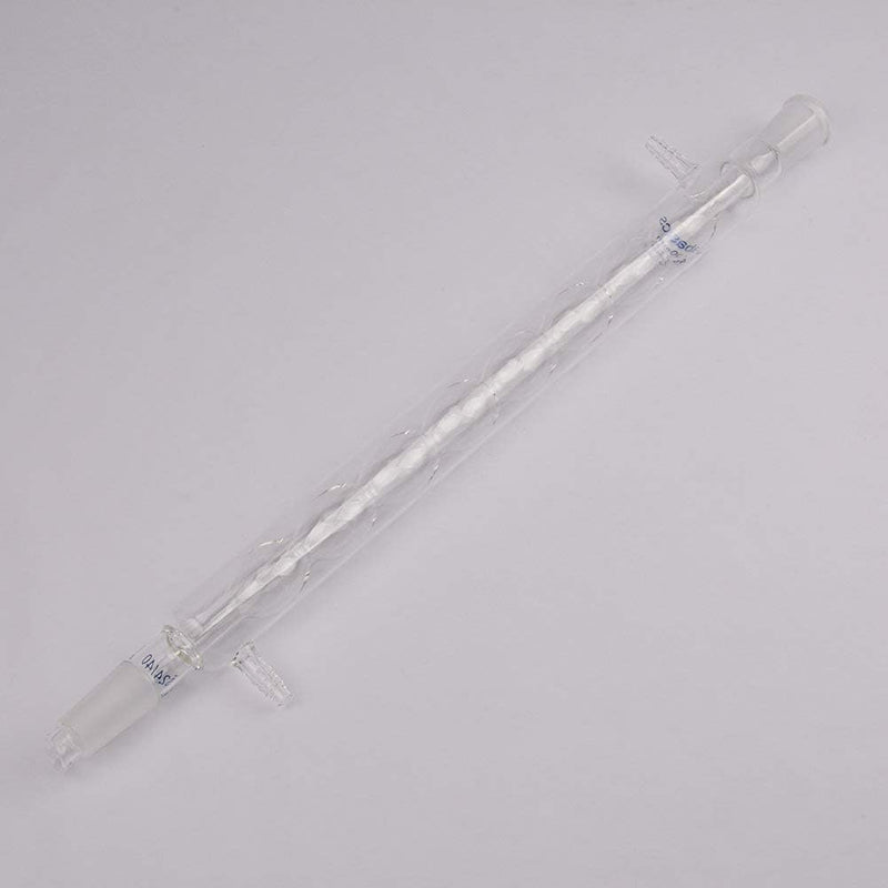Labasics Borosilicate Glass Allihn Condenser with 24/40 Joint 400mm Jacket Length Lab Glass Condenser 400 mm