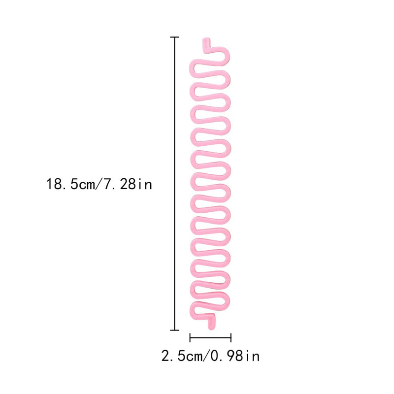  [AUSTRALIA] - 6 Pcs Hair Braiding Kit, Twist Braid Knitting Tool, French Styling Clip, Plastic Bun Maker, DIY Accessories, U Shaped Pins for Girls and Ladies