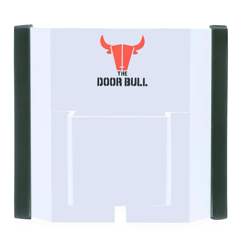 Door Barricade | Door Jam Door Stoppers Security Bar Add Extra Security to Your Inward Opening Front Door at Home - an Innovative Solution for Door Security (Silver/White) Silver White