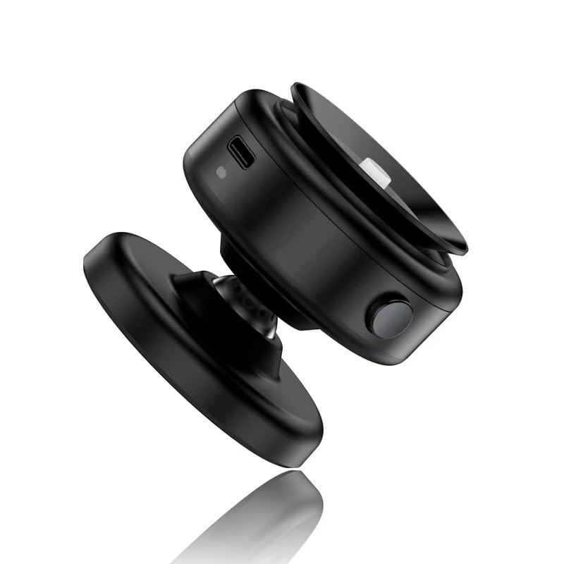 Boxgear 15W for MagSafe Wireless Charger Car Mount, 360° Adjustable N52 Magnetic Suction Phone Mount, Vacuum Phone Holder for Car Screen/Windshield/Smooth Surface, Compatible with iPhone (Style 1) Style 1
