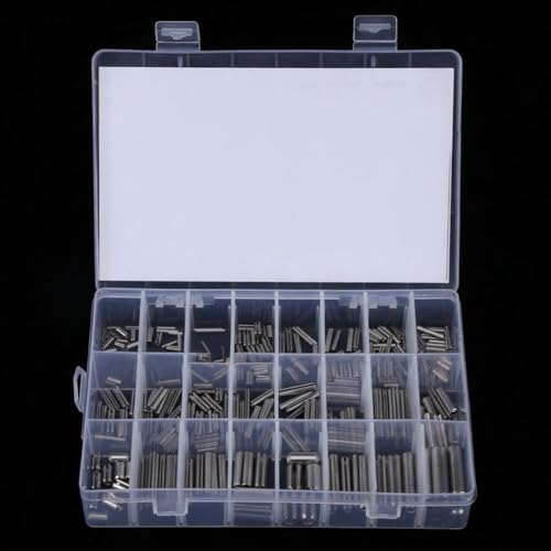 280Pcs Spring Tension Pins Set M1.5-M8 - 304 Stainless Steel Cotter Pins for Mechanical Fastening, Industrial Hardware Repair & Maintenance