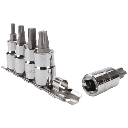 Performance Tool W13500 5-Piece 3/8 in. Drive Mortorq Bit Socket Set 5pc Mortorq Bit Socket Set