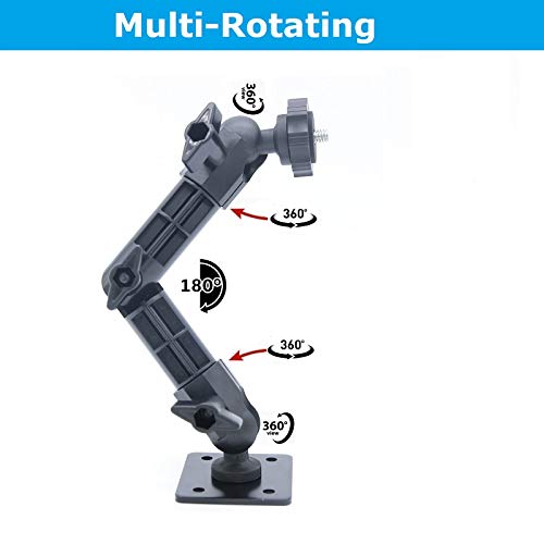 9 Inch Articulating Magic Arm Wall Mount Holder Stand for Camera LED Light, Video Lamp