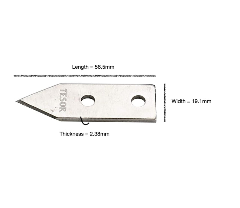 Commercial Can Opener Replacement Knife Blade Compatible with Edlund #1 Can Opener (2 pk) #1 Size