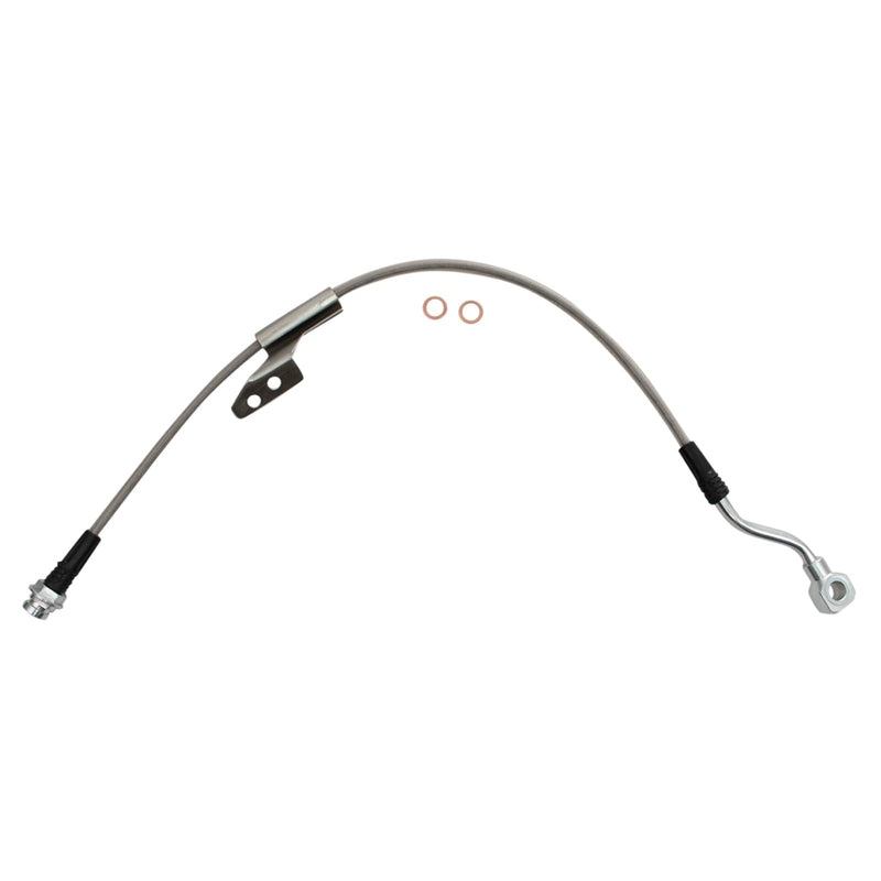 TRQ Front Performance Brake Hose Set Compatible with 1988-1999 Chevrolet C1500 1992-1999 C1500 Suburban 1988-1998 C2500 1992-1996 C2500 Suburban 1995-2000 Tahoe GMC Yukon BLA63343