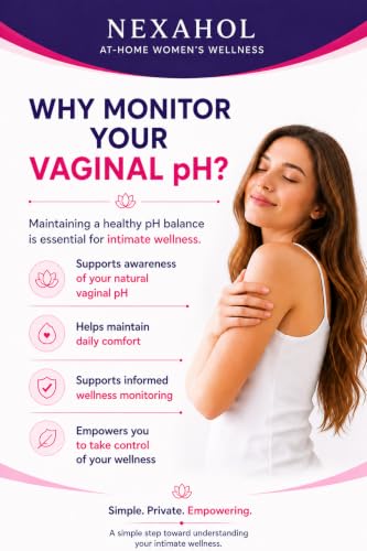 Vaginal pH Test Strips for Women, 50 Count, pH Balance Kit