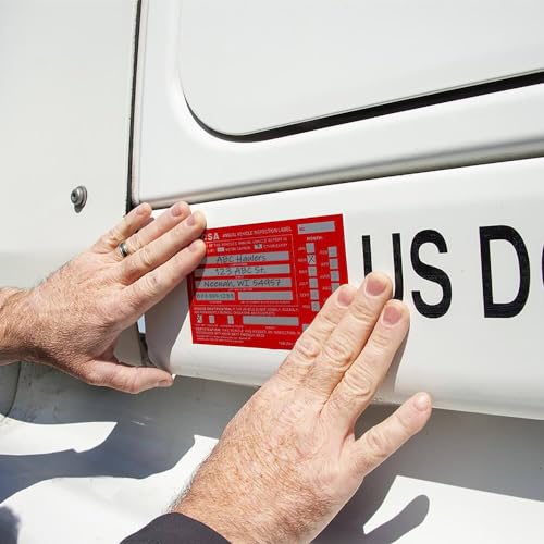 J. J. Keller Annual Vehicle Inspection Report Form and Label, 10 Pack 10-pack