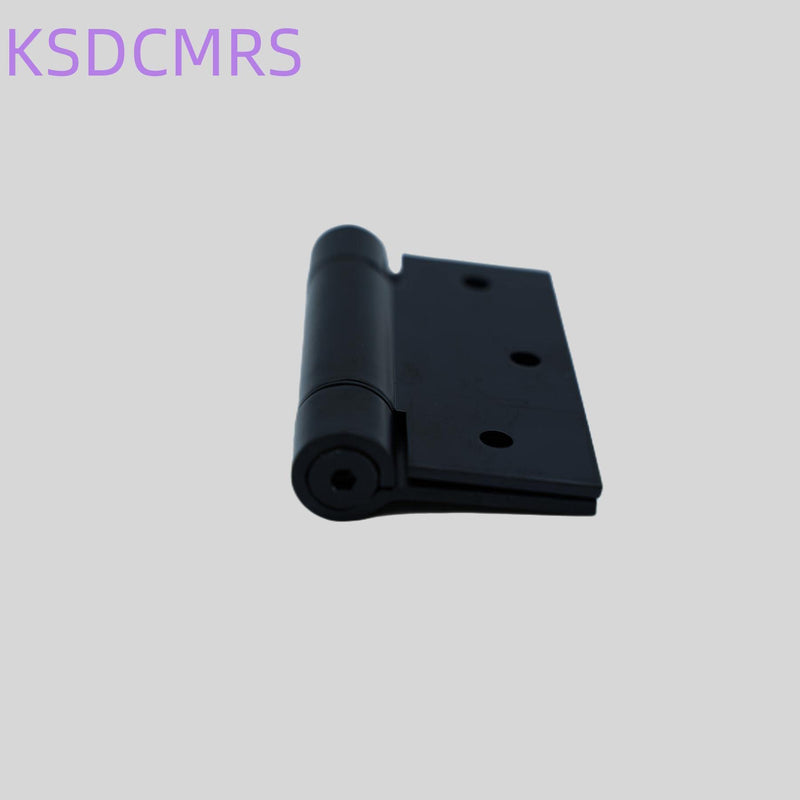 3.5" Self-Closing Stainless Steel Hinges,3-1/2 inch x 3 1/2 Inch Heavy Duty Spring Loaded Automatic Adjustable to Close Door Hinge with Square Corner (Matte Black-2PACK) Matte Black-2PACK