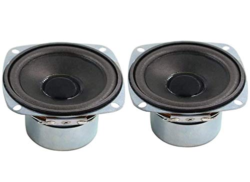 10W Mini 3" HiFi Full Range Speaker 8 Ohm Anti-Magnetic Audio 2.0/2.1 Home Stereo Woofer Loudspeaker 90dB High Sensitivity for DIY Boom Box Satellites Speaker