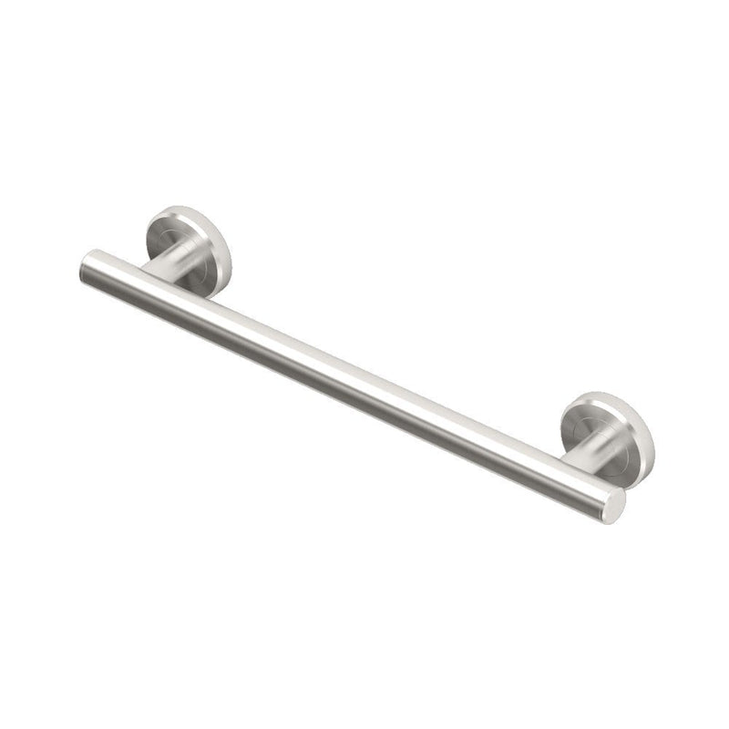 Gatco 884 Latitude II 12-Inch Bathroom & Shower Safety Grab Bar, Wall Mounted Stainless Steel, Satin Nickel 12 Inch