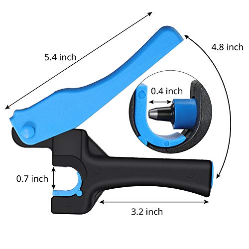 Outus 2 Pcs Drip Irrigation Tubing Hole Punch Tool Fitting Insertion Tool