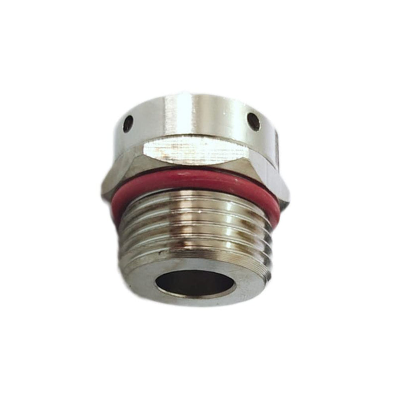 Hydraulic Breather Vent Plug M20 Breather Vent for Vacuum Relief or Pressure Equalization on Gear Boxes, Oil Tanks, & Reservoirs - Metal Brass Nickel Plated Waterproof