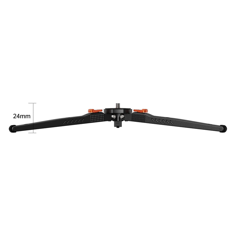 Mini Camera Tripod with 1/4" Screw, Desktop Tabletop Tripod Stand Fit for Gopro Hero/Osmo Mobile/Gimbal Handle Grip Stabilizer/Crane 2/Smooth 4 and All Cameras Black