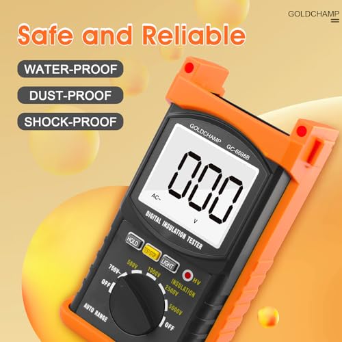 Digital Megohmmeter Insulation Resistance Tester for High-Voltage Cable
